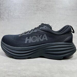 Hoka One One Bondi 8 Running Shoes - Women's Size 9 - Black